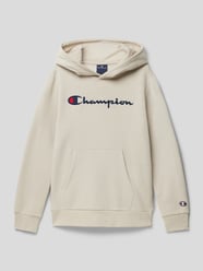 Hoodie mit Label-Stitching von CHAMPION Beige - 45