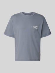t-shirt z nadrukiem z napisem model 'NORREBRO' od JACK & JONES - 22