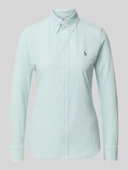 Bluzka koszulowa o kroju regular fit z czystej bawełny od Polo Ralph Lauren - 42