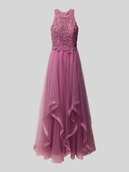 Abendkleid mit Spitzenbesatz von Laona - 48