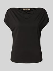 T-shirt z marszczeniami model ‘Shima’ od MOS MOSH - 45