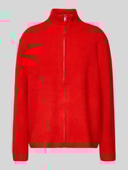 Regular fit gebreid jack met opstaande kraag, model 'IHDUCIE' van ICHI - 32