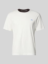 męski t-shirt o kroju regular fit z czystej bawełny od Lacoste - 6