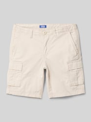 Regular Fit Cargoshorts mit Label-Patch Modell 'BOWIE' von Jack & Jones - 5
