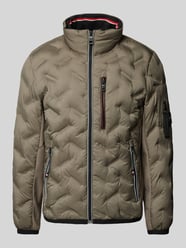 Regular Fit Funktionsjacke mit abnehmbarer Kapuze von Tom Tailor Grün - 1