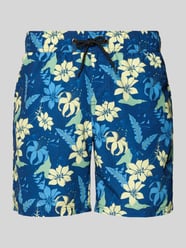 Badeshorts mit Gesäßtasche Modell 'BHRADBORNE TROPICAL' von Blend - 7
