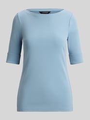 slim fit T-shirt van puur katoen van Lauren Ralph Lauren - 9