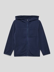 Sweatjacke mit Brusttasche von s.Oliver RED LABEL Blau - 14