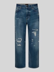 Jeansy o kroju relaxed fit z mieszanka bawełny model 'ARLO_CROPPED' od BOSS Orange - 11