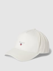 Basecap mit Label-Stitching von Gant Weiß - 1