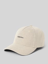 Größenverstellbare Cap mit Logo von CK Calvin Klein Beige - 42