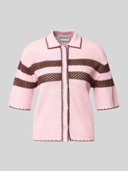 Cardigan mit Polokragen und 1/2-Arm von Jake*s Casual - 17