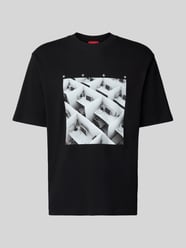 Slim fit T-shirt van puur katoen Model 'DODGER' van HUGO - 29