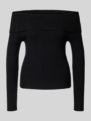 Sweter o kroju slim fit z dzianiny z mieszanki wiskozy model ‘KATIA’ od Only - 24