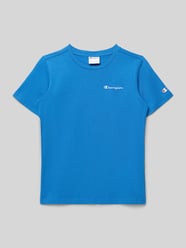 T-shirt z Wyhaftowane logo i Okrągły dekolt od Champion - 16