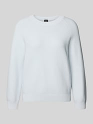 Sweter dzianinowy z czystej bawełny o kroju boxy fit model 'FOVILA' od BOSS - 31