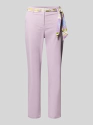 Chinosy o kroju slim fit z dodatkiem wiskozy od Christian Berg Woman - 43