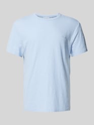 T-Shirt mit Label-Badge von CK Calvin Klein Blau - 20