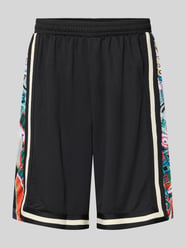 Shorts van mesh met contraststrepen van COLUCCI - 4
