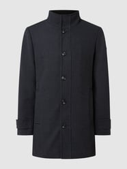 Kurzmantel mit Kontrastblende von Tom Tailor Blau - 33