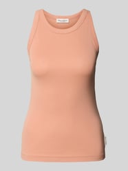 Slim fit tanktop van puur katoen van Marc O'Polo Fuchsia - 7