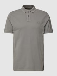 Poloshirt mit Label-Stitching von camel active Grau - 33