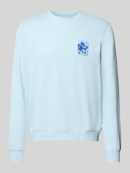Regular Fit Sweatshirt mit floraler Applikation Modell 'Felica' von Blend - 9