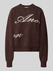 Sweter z dużym signature-napisem od ANOTHER COTTON LAB - 5