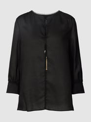 Blusenshirt mit Schlüsselloch-Ausschnitt von Marc Cain Schwarz - 8