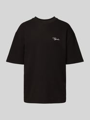 Oversized T-shirt met labelstitching, model 'SIGNAR' van Pegador - 16