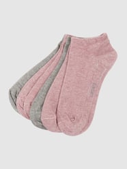Sneakersokken met stretch in een set van 6 paar van camano Roze - 10