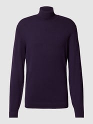 Sweter z dzianiny z golfem od MCNEAL Fioletowy - 28