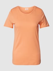 T-Shirt mit Rundhalsausschnitt von s.Oliver RED LABEL Orange - 38