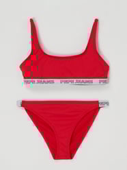 Bikini mit Logo-Bund  von Pepe Jeans Rot - 14