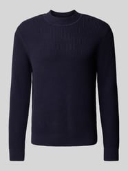 Strickpullover mit gerippten Abschlüssen Modell 'VIGGO' von Jack & Jones Premium Blau - 10