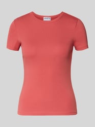 T-shirt met fijnrib en ronde hals van Jake*s Casual - 12