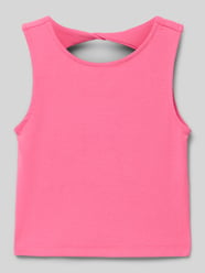 Top o kroju slim fit z wycięciem z tyłu od s.Oliver RED LABEL - 7