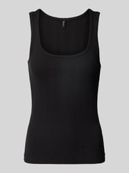 Slim fit tanktop van puur katoen, model 'LISA POINTELLE' van Vero Moda - 7