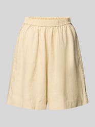 Korte broek van linnen, model 'Torea' van BOSS Orange Beige - 9