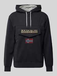 Hoodie mit Kapuze Modell 'BURGEE' von Napapijri Schwarz - 44