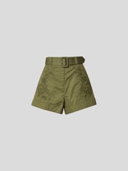 Shorts mit Gürtel von Self-Portrait Grün - 27