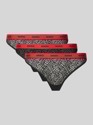 String mit elastischem Logo-Bund im 3er-Pack von HUGO - 3