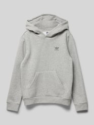 Hoodie mit Label-Stitching von adidas Originals Grau - 30