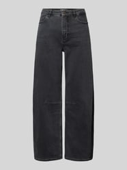 Regular Fit Barrel Jeans mit Teilungsnaht Modell 'Mari Vega' von OPUS PANTS - 9
