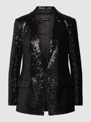 Blazer mit Paillettenbesatz von comma Schwarz - 11