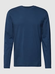 Longsleeve mit Rundhalsausschnitt von RAGMAN Blau - 12