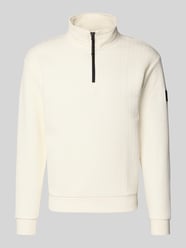 Regular Fit Troyer aus Baumwoll-Mix von Tom Tailor Denim - 40