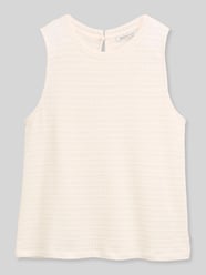 Loose Fit Top aus reiner Baumwolle in Strickoptik von Tom Tailor Denim - 12