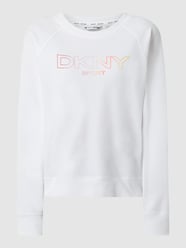 Bluza z logo od DKNY PERFORMANCE Biały - 17