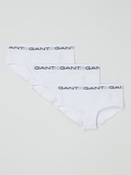 Panty mit Stretch-Anteil im 3er-Pack  von Gant Weiß - 18